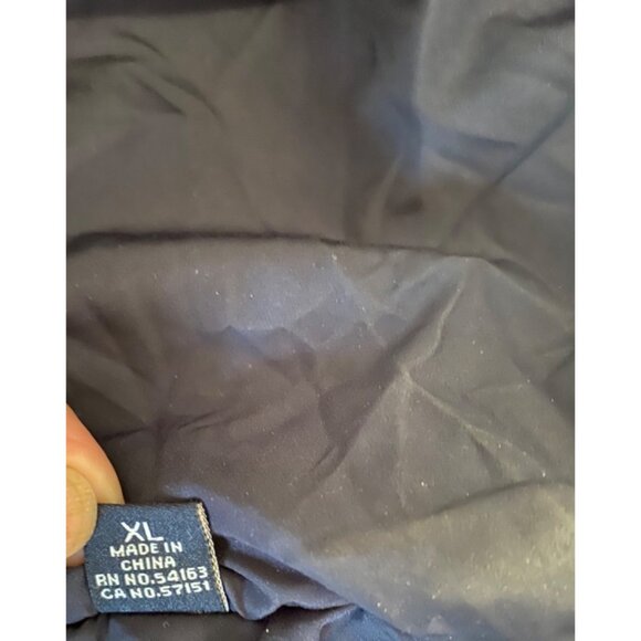 Tommy Hilfiger Classic Navy Hooded Jacket Full Zip XL - Picture 6 of 14